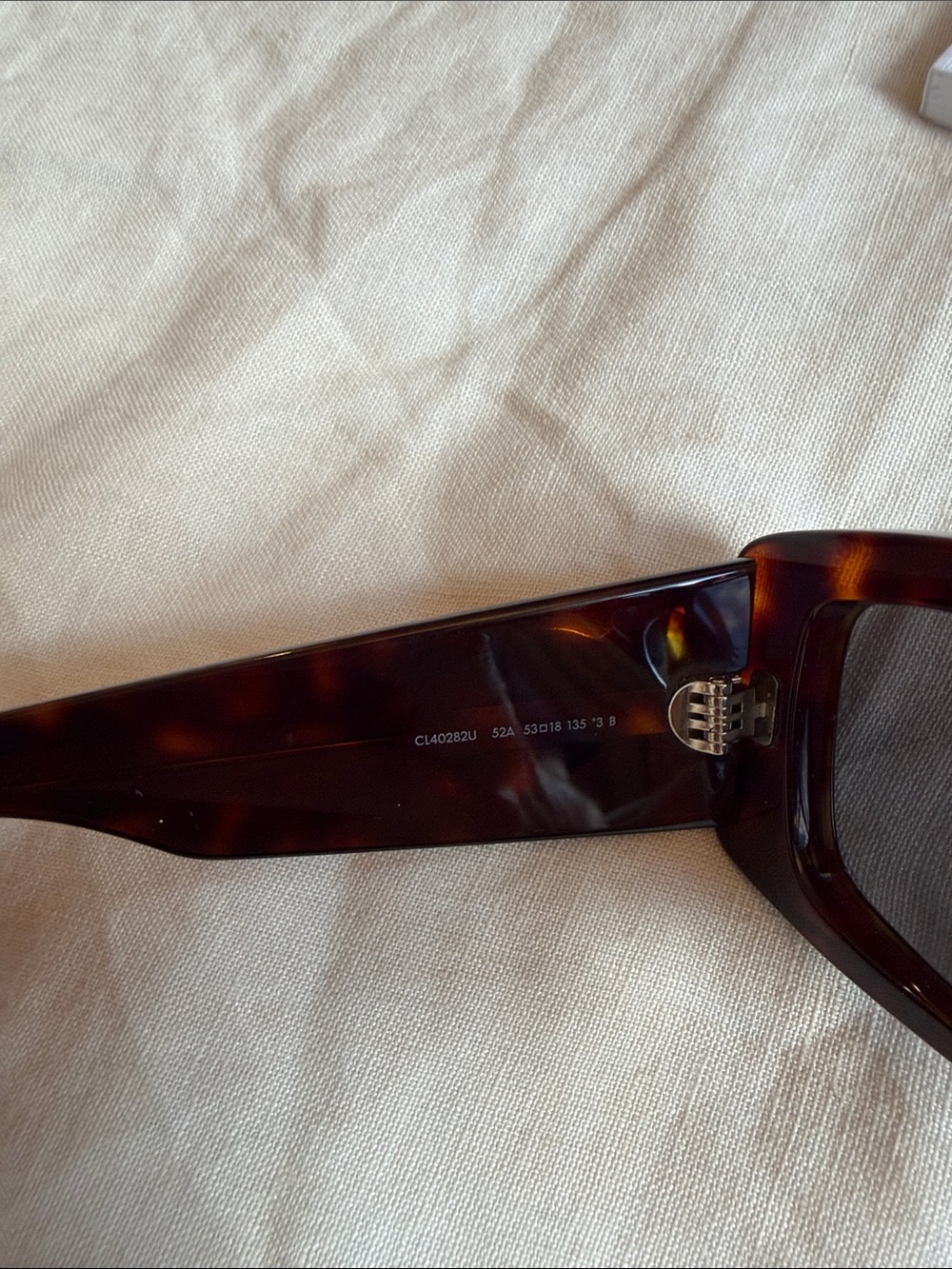CELINE Triomphe Maxi Brown Tortoise - CL40282U 52-18-135 - Picture 5 of 12